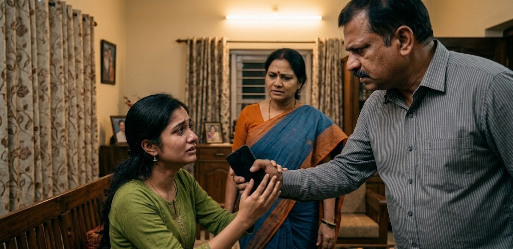 parents snatching phone